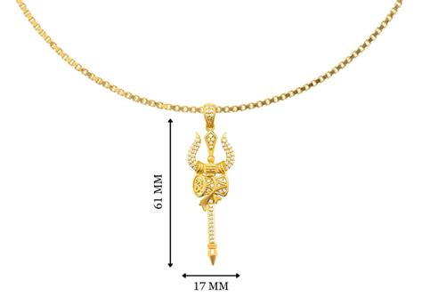 Lord Shiva Trishul Pendant
