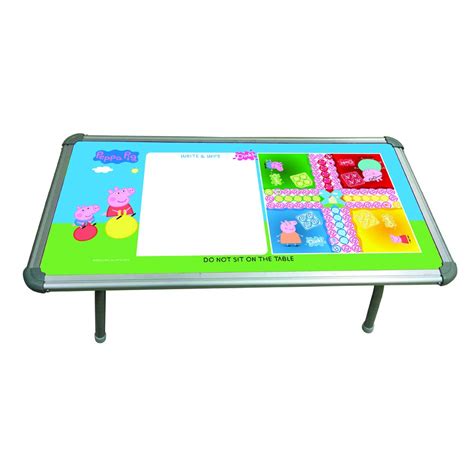Zitto Peppa Pig Multipurpose Table with Aluminium Frame and Stand ...
