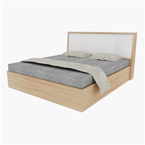 Buy Alba Warren Beige King Bed With Box Storage - 186x219cm from Home ...