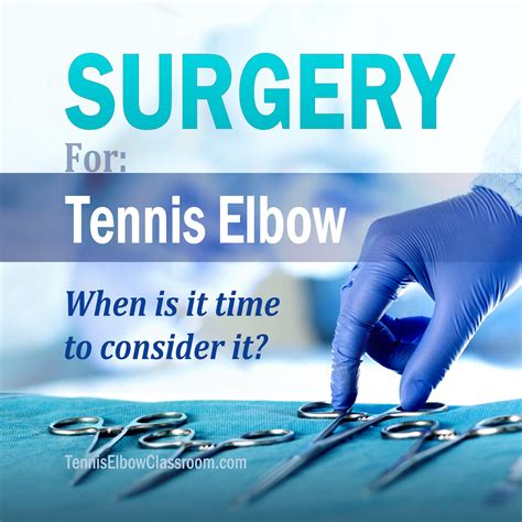 Types Of Tennis Elbow Surgery at Hayley Savige blog