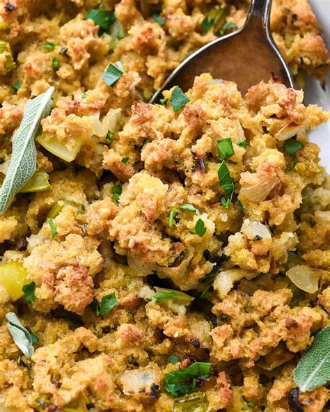 Cornbread Dressing (Cornbread Stuffing) - JoyFoodSunshine