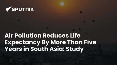 Air Pollution Reduces Life Expectancy By More Than 5 Years in South ...