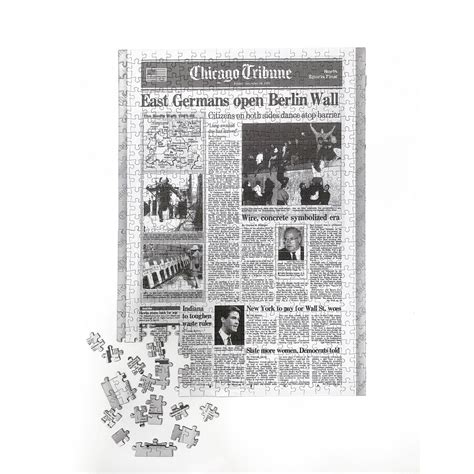 Chicago Tribune Custom Front Page Puzzle | Chicago Tribune Store