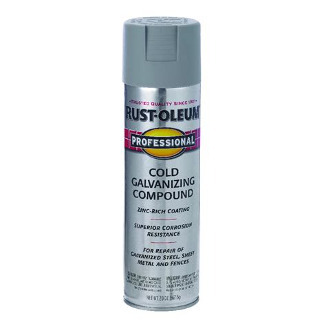 Rust-Oleum Fast Dry Professional Cold Galvanizing Compound Spray Enamel ...