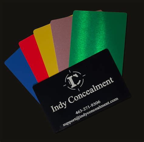 Personalized Laser Engraved Metal Business Cards