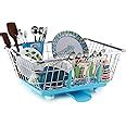 SmartSlide Stylish Stainless Steel Utensil Basket Drainer Dish Drainer ...