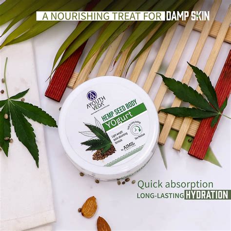 Ayouthveda Hemp Seed Body Yogurt for Dry Skin | Winter Moisturizer