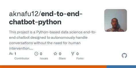 Image result for Chatbot Python Project GitHub