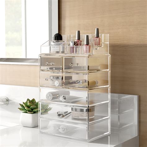 Clear Acrylic Makeup Organizer