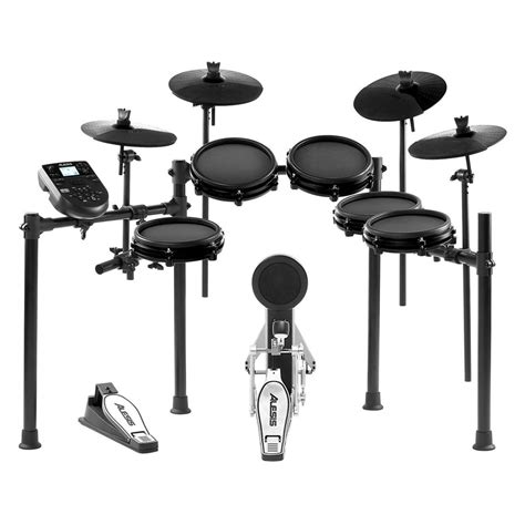 Alesis Nitro Mesh Electronic Drum-Kit mit Erweiterungspaket-Bundle ...