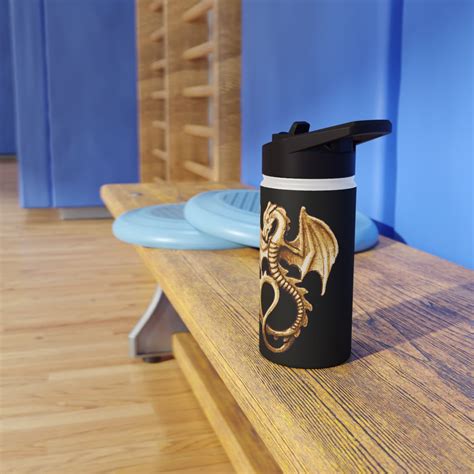 Dragon of Courage Insulated Stainless Steel Water Bottle in 3 sizes ...
