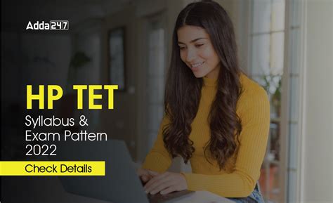 HPTET Syllabus 2022 & New Exam Pattern Download