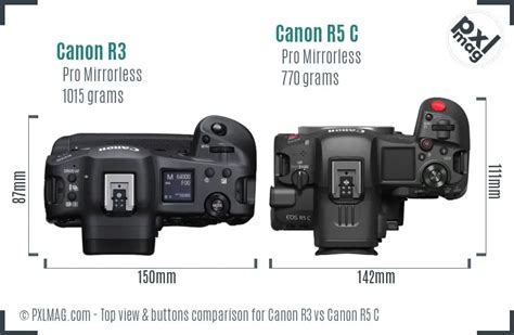 Canon EOS R3 vs EOS R5 的图像结果
