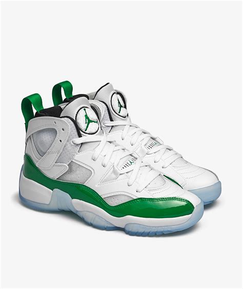 White Jordan Jumpman Two Trey "Lucky Green" | SVD