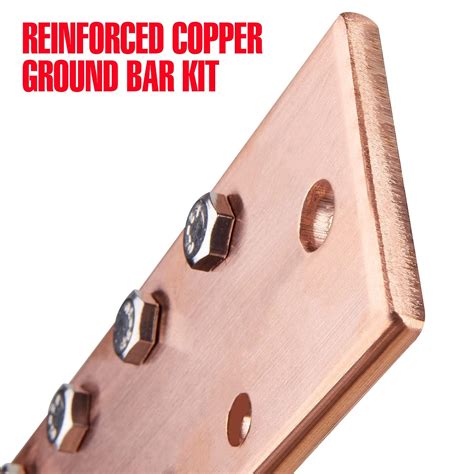 GOUNENGNAIL Copper Ground Bar Kit - .25 x 2 x 12 Busbar with India | Ubuy