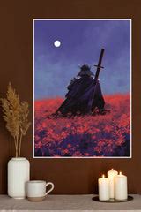 The Chrome Path Poster | Samurai Warrior Poster – The Poster Valley