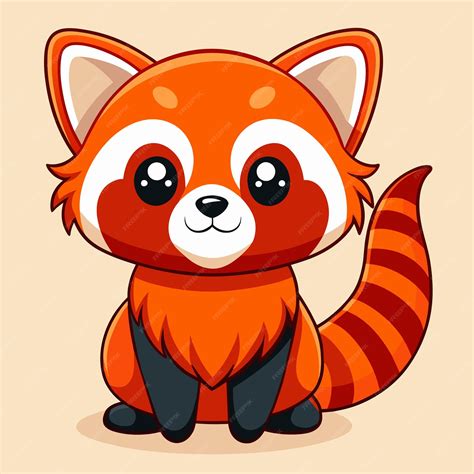 Premium Vector | Red panda vector design