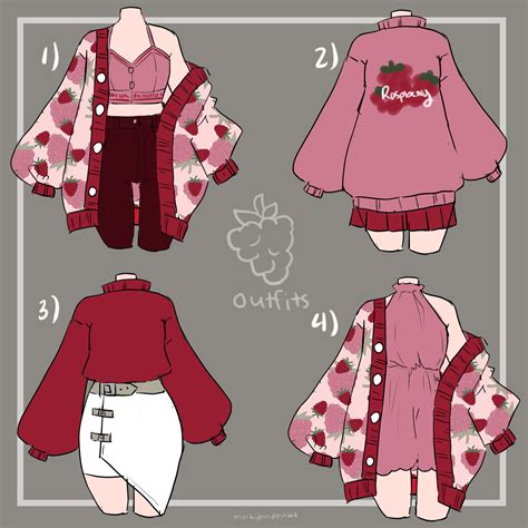 Raspberry Outfits | Whimsical fashion, Dress design drawing, Clothing ...