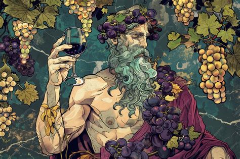 Premium Photo | Dionysus God of Wine and Parties from Greek Mythology ...