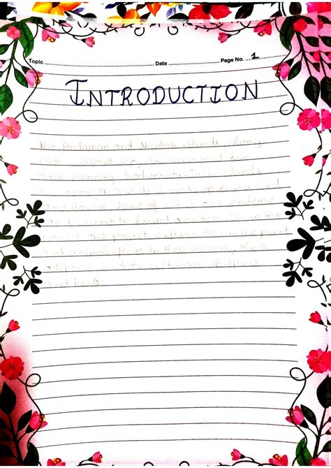 How to Make English Project of Class 10 in Stick File 的图像结果