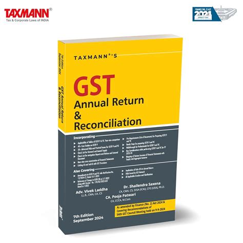 Buy Taxmann's GST Annual Return & Reconciliation – Featuring Clause-By ...