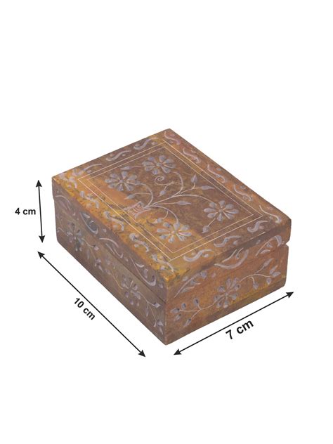 Small & Stylish Soapstone Jewellery Box | Heritage Artifacts