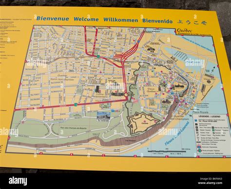 Map Of Quebec City Area