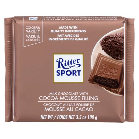 Ritter Sport Cocoa Mousse Chocolate 11 x 100g, Bulk Chocolate Wholesale ...