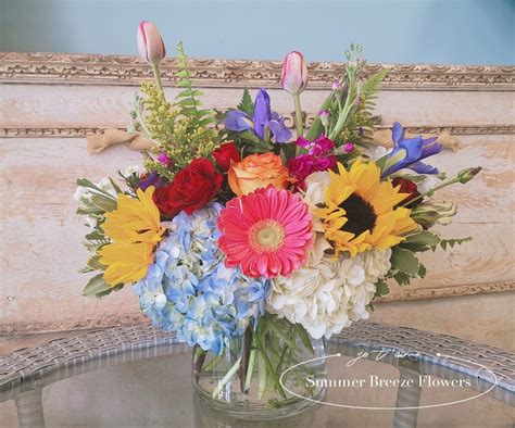 Colorful Days Bouquet Johns Creek Florist: Summer Breeze Flowers ...