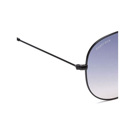 Buy Fastrack Black Aviator Sunglasses (M165BR10V) Online