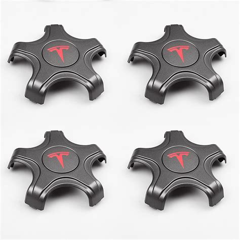 Buy Tesla Model 3 Wheel Cap Kit Center Hub Cap Rims Cap Kits for ...