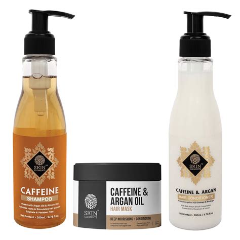 Buy Skin Elements Hair Care Pack with Caffeine Shampoo, Conditioner ...