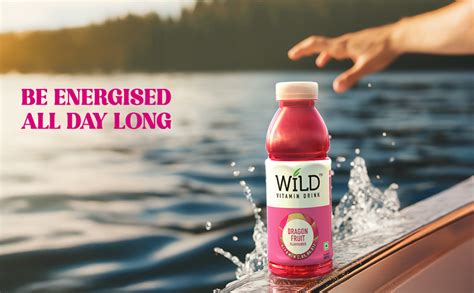 Wild Vitamin Drink (400 ml, Pack of 12) - Dragon Fruit Flavoured ...