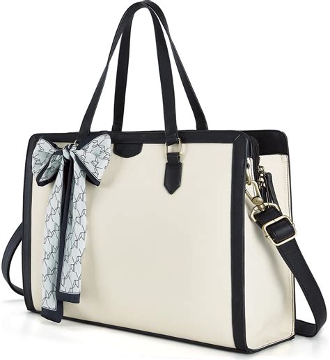 Missnine Laptop Tote Bag for Women 15.6 Inch Leather India | Ubuy