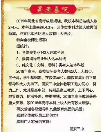 廊坊高考状元是谁2024,附历年廊坊高考状元分数院校