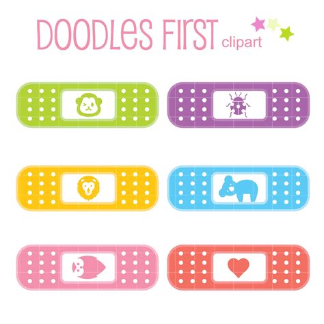 Band Aids Clipart