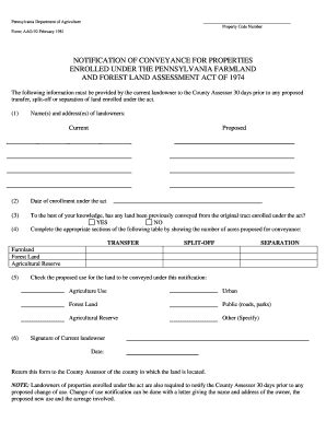 PA AAO-92 1981-2026 - Fill and Sign Printable Template Online
