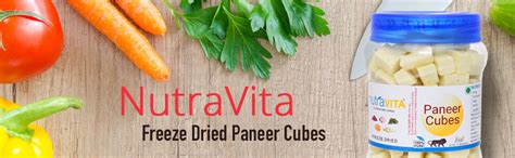 Nutra Vita Freeze Dried Paneer Cubes, 200g : Amazon.in: Grocery ...