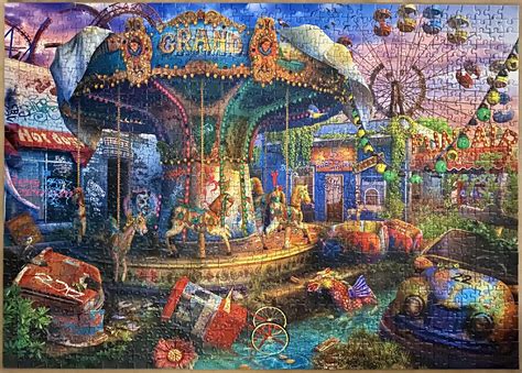 Gloomy Carnival, Ravensburger, 1000 pieces. 🧩 After a two year hiatus ...