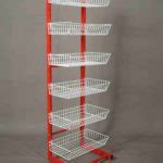 RAK DISPLAY TOKO JAJANAN TIPE MEIWA, 6 SUSUN KERANJANG