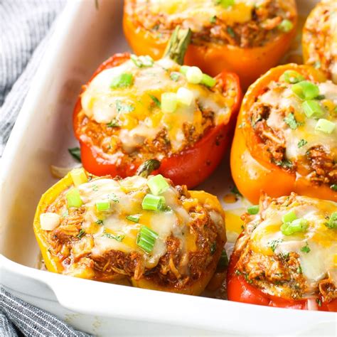 Shredded Beef Bell Peppers