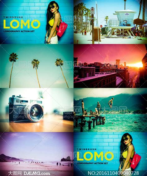 照片唯美的LOMO艺术效果PS动作_大图网图片素材