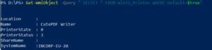Image result for PowerShell Get Printer ID