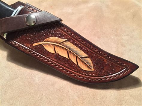 Custom Leather Sheath for a Buck 119 Knife. Sheath ONLY | Etsy