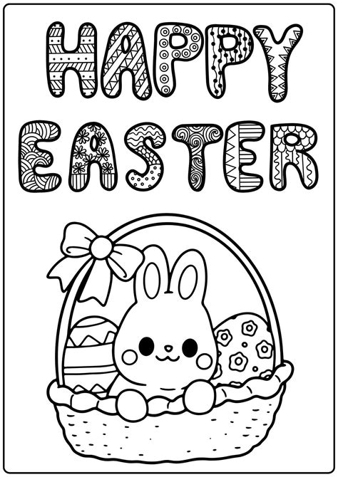 Easter Free Coloring Pages - Printable Coloring Pages