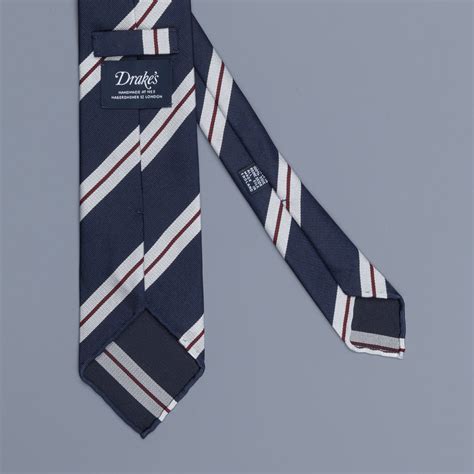 Drake's super repp Regimental tie Old Haberdashers - Frans Boone Store