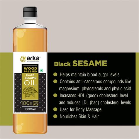 Word Pressed Black Sesame Oil – Arka Woodpressed Oils