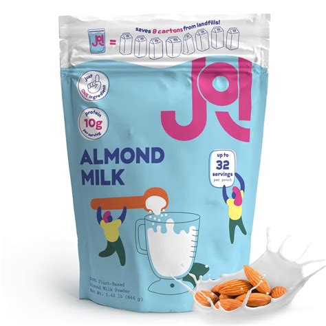 Amazon.com: JOI Almond Milk Plant-Based Milk Powder, Non-Dairy Milk ...