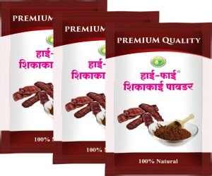 HI-FI Natural Shikakai Powder For Hair Care 80 g -(Pack of 3) - Price ...
