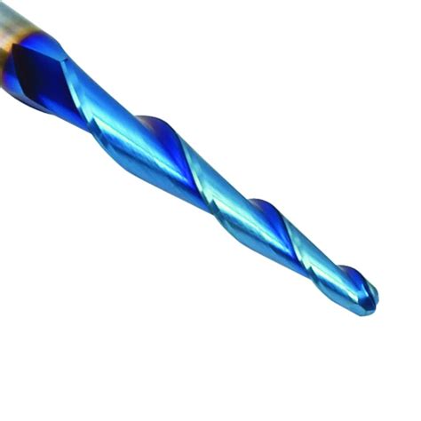 Buy PANHAM 2.4 Deg Tapered Angle Ball Nose Tapered End Mill CNC Router ...